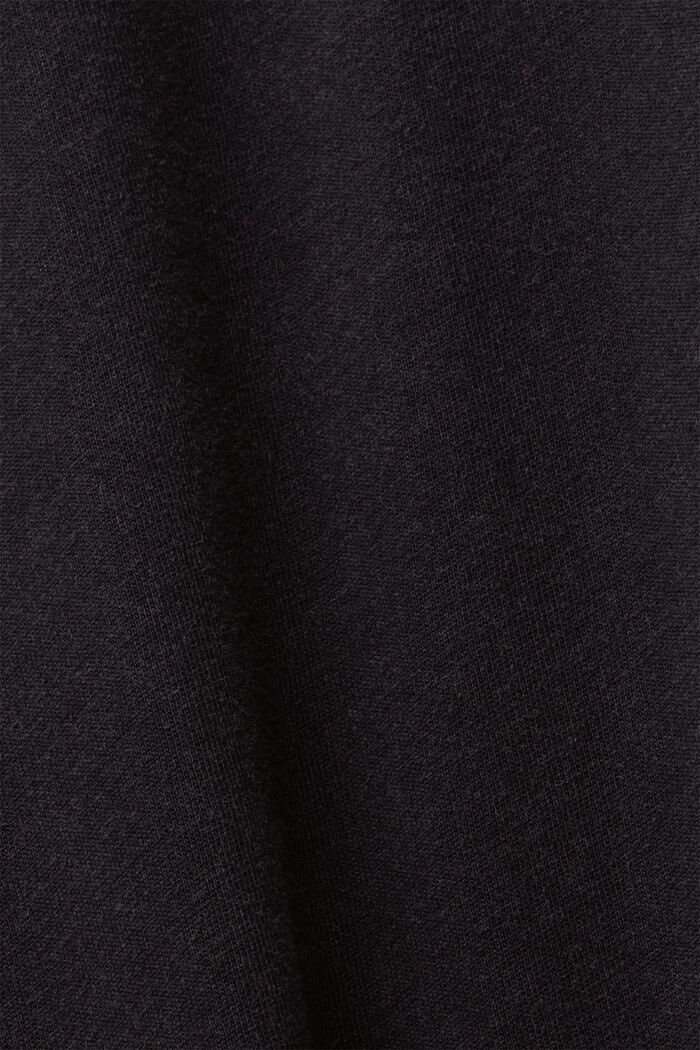 Jersey-T-Shirt, 100% Baumwolle, BLACK, detail image number 5