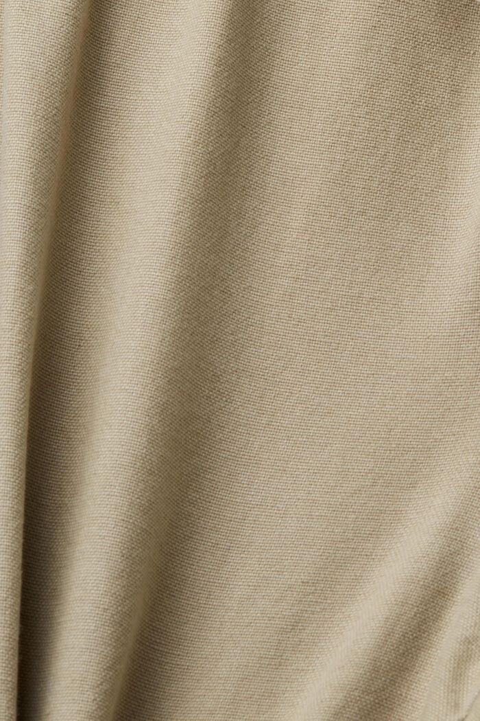 Twill-Shorts mit gesmokter Taille, DUSTY GREEN, detail image number 6