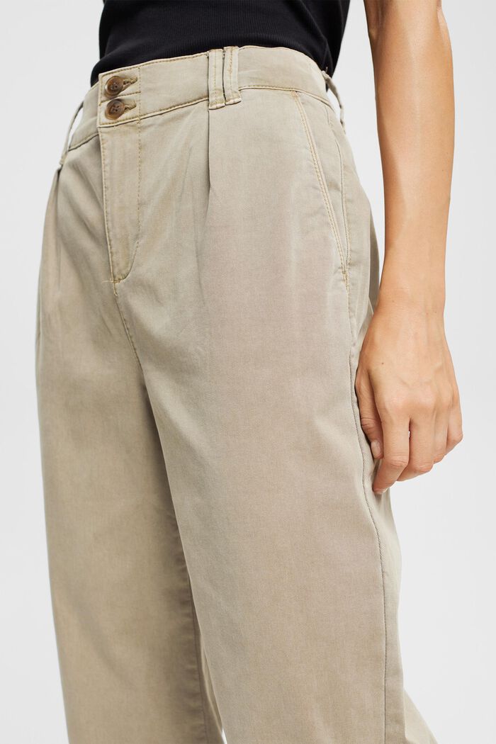 Chino taille haute, TENCEL™, PALE KHAKI, detail image number 2