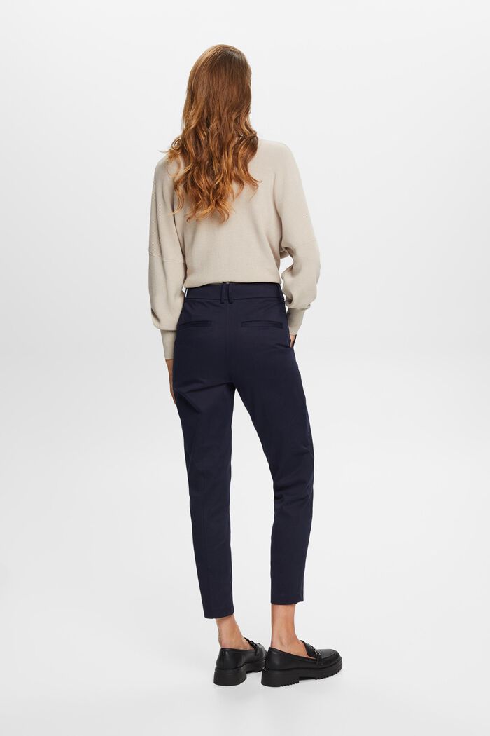 Pantalon de coupe Slim Fit à taille haute, NAVY, detail image number 3