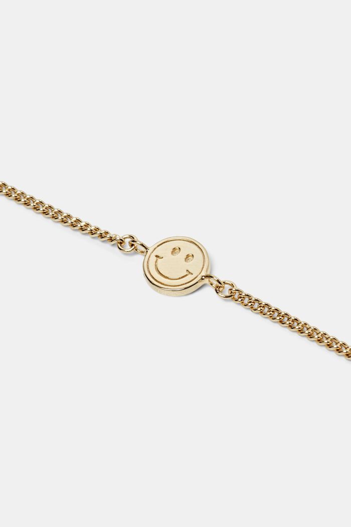 Bracelet smiley en argent sterling, GOLD, detail image number 1