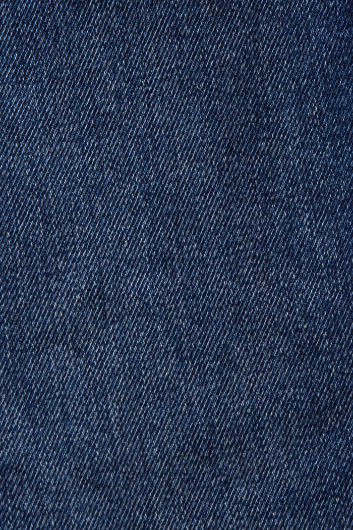 Schmale Jeans mit mittlerer Bundhöhe, BLUE DARK WASHED, detail image number 7