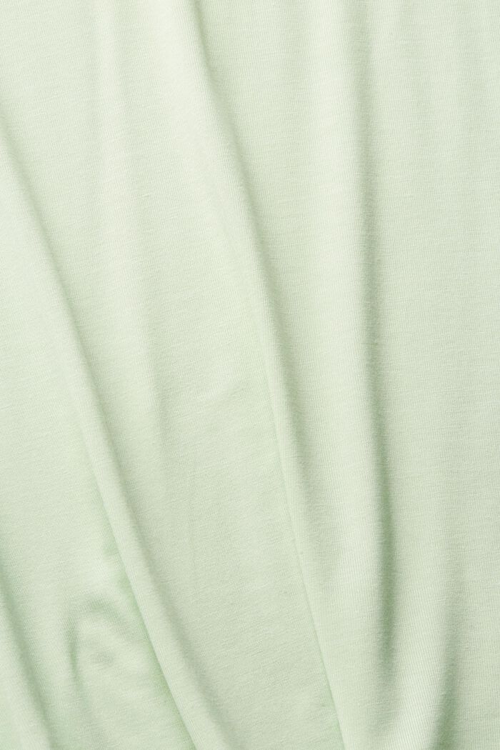Pyjama à détails en dentelle, LENZING™ ECOVERO™, LIGHT GREEN, detail image number 4