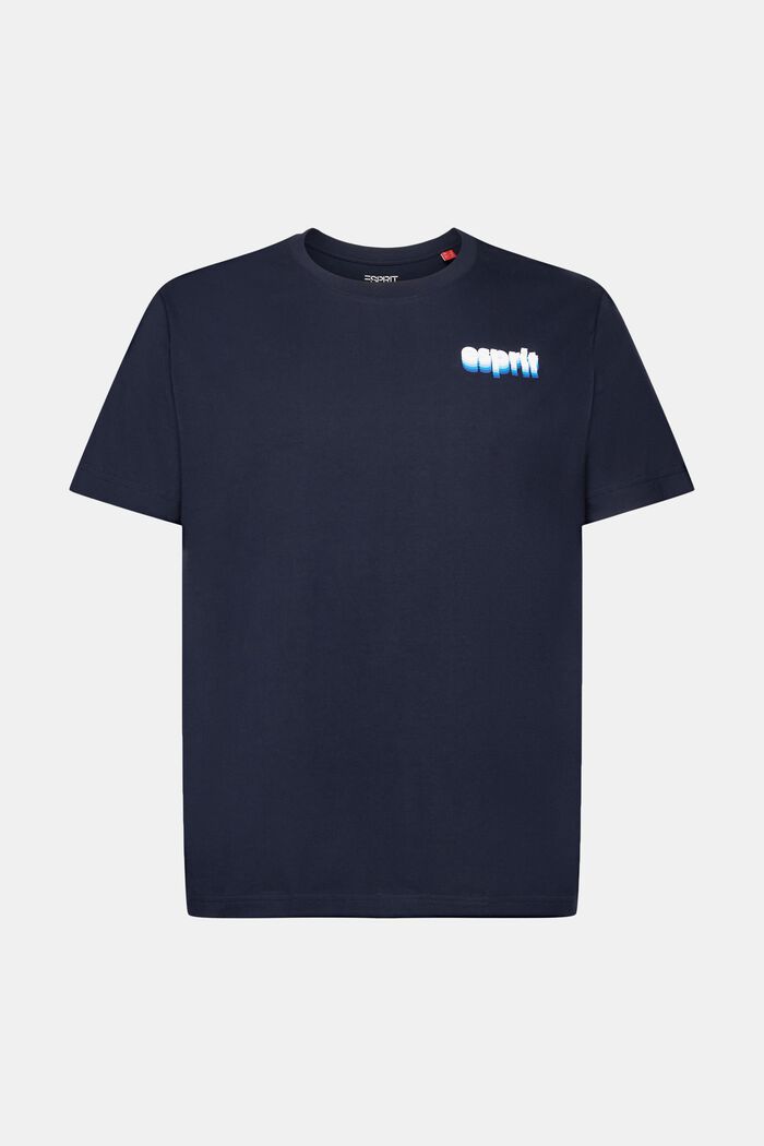 T-shirt en jersey à imprimé, 100 % coton, NAVY, detail image number 6