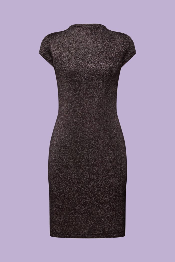 Mini-robe en maille métallisée, BLACK, detail image number 7