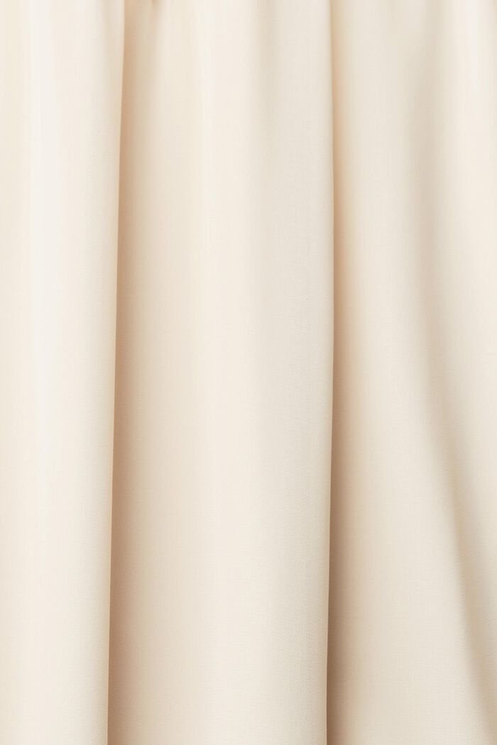 Chiffon-Bluse mit Spitze, DUSTY NUDE, detail image number 5