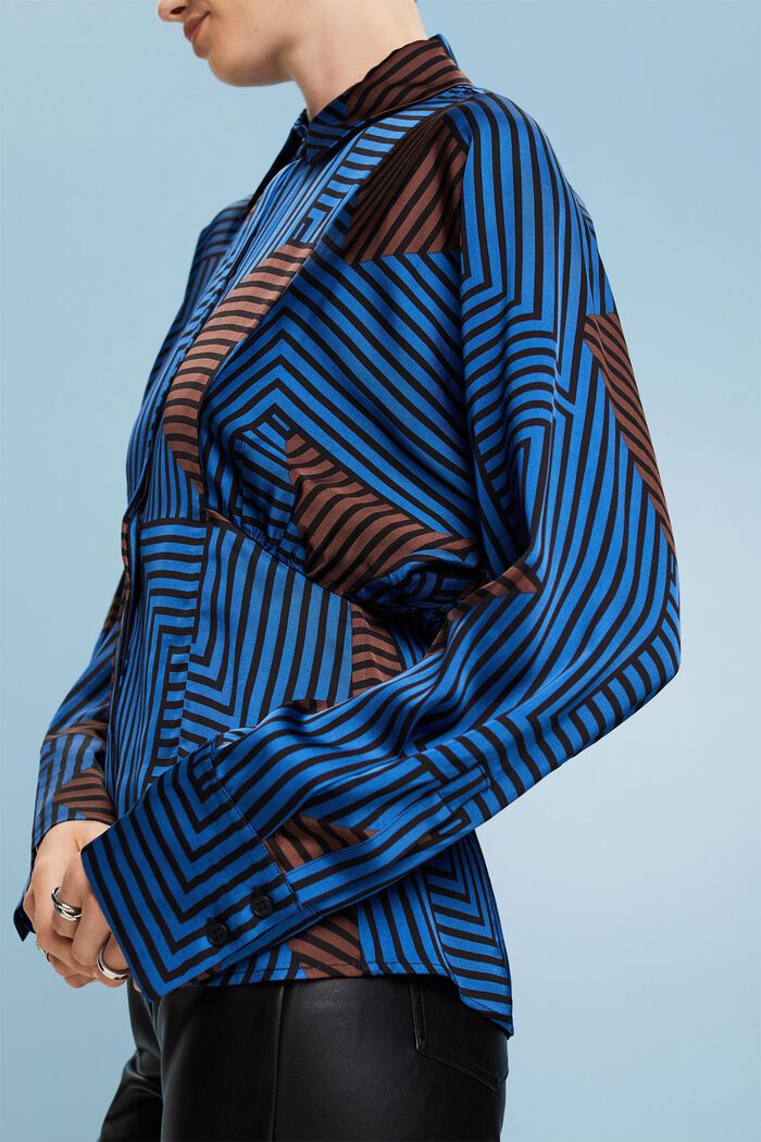Blouses woven, BRIGHT BLUE, detail image number 1