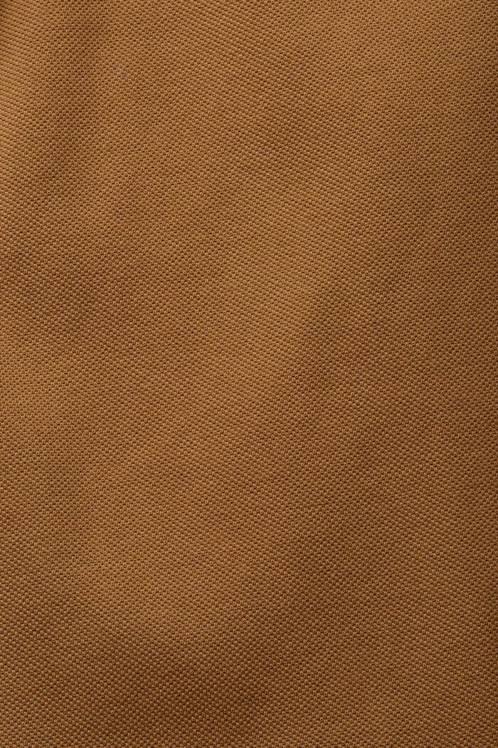 Poloshirt aus Baumwoll-Piqué, PALE KHAKI, detail image number 4
