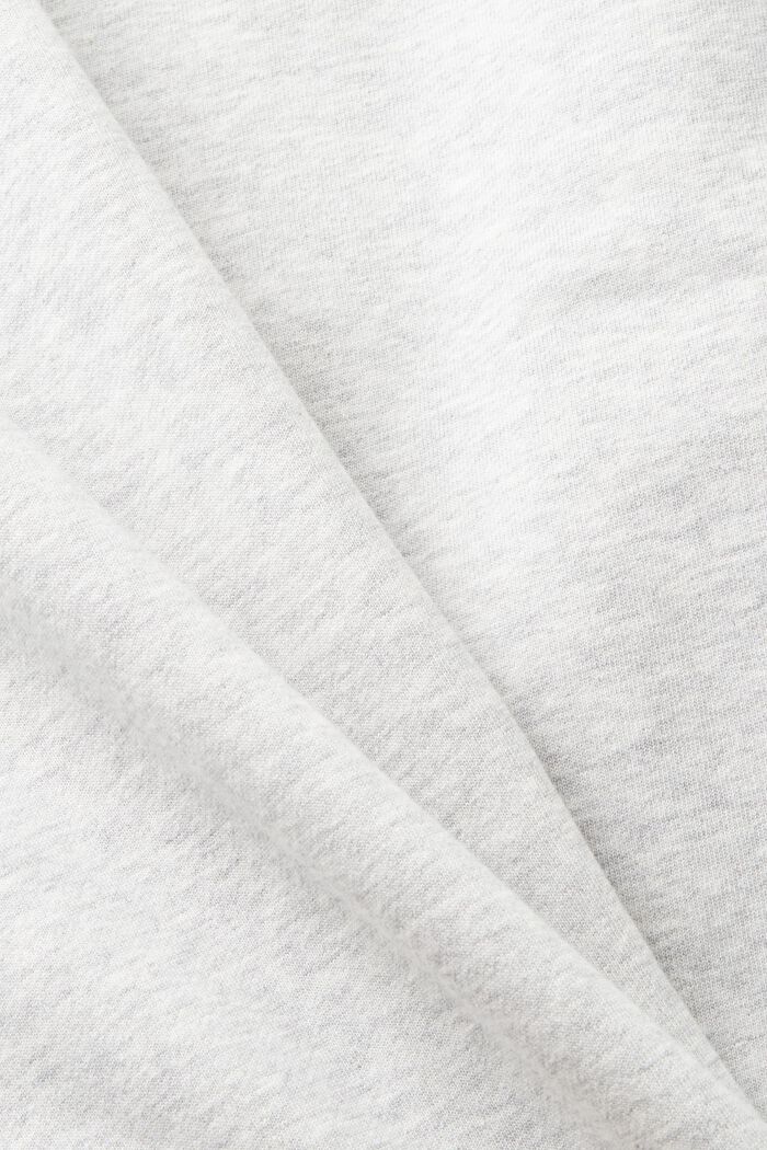 Sweat-shirt orné d’un petit dauphin imprimé, LIGHT GREY, detail image number 5