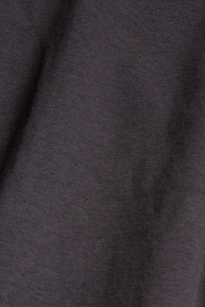 Sweat-Jacke mit Organic Cotton, DARK GREY, detail image number 4