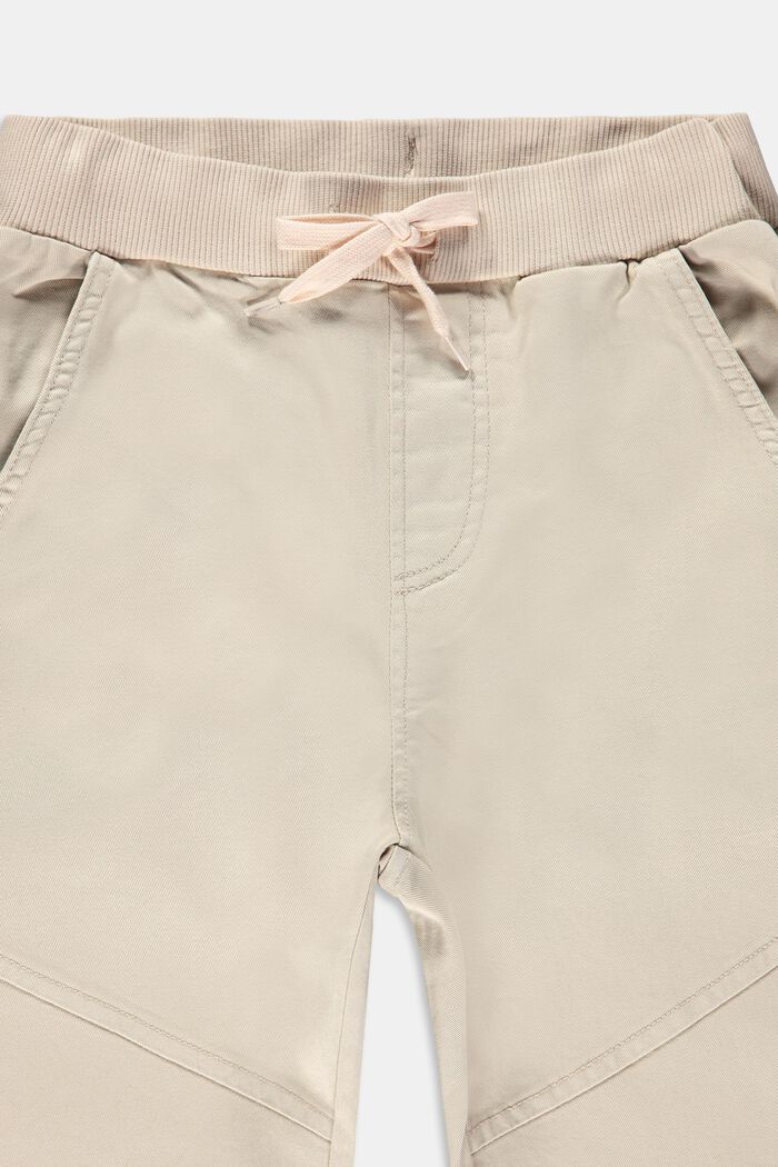Pantalon en twill, LIGHT BEIGE, detail image number 2