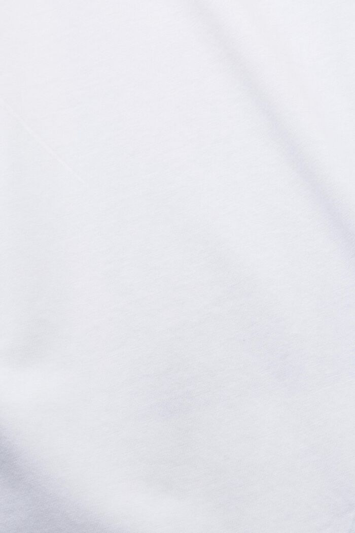 T-shirt en jersey à imprimé au dos, 100 % coton, WHITE, detail image number 6