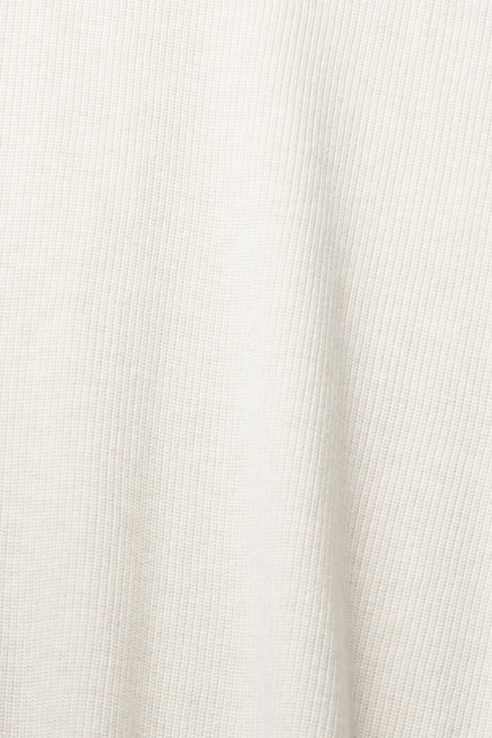 Pull ras-du-cou, 100 % coton, OFF WHITE, detail image number 4