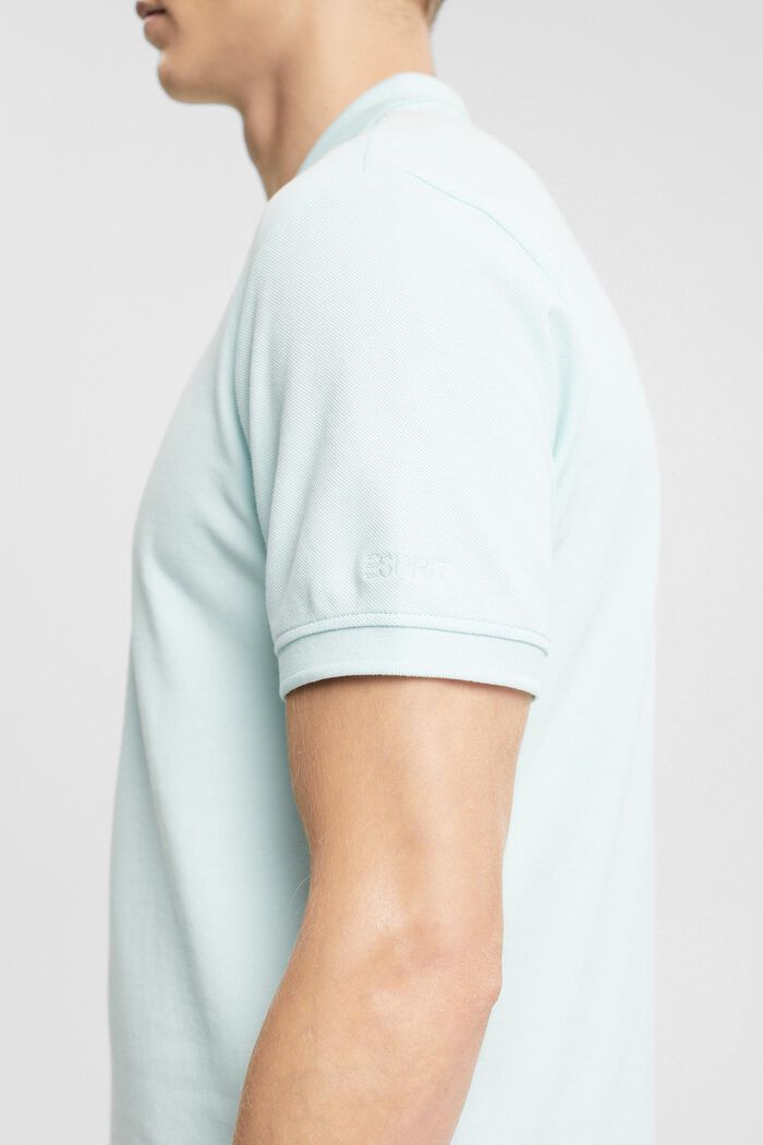 Polo coupe Slim Fit, LIGHT AQUA GREEN, detail image number 2