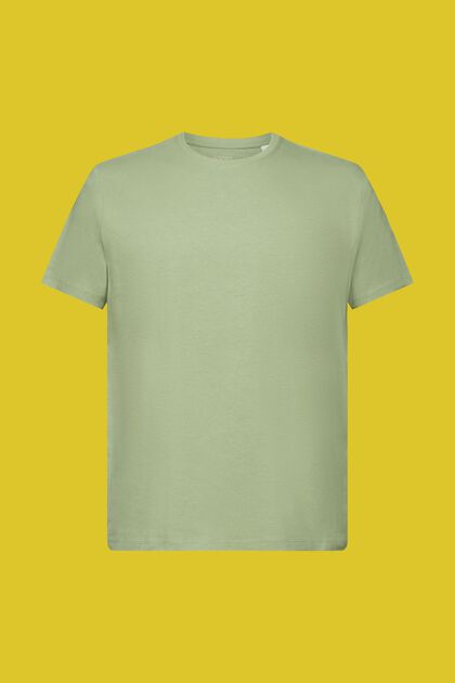 Jersey T-Shirt, Baumwolle-Leinen-Mix