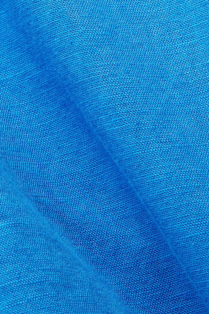 Bluse mit Tropfenverschluss, BRIGHT BLUE, detail image number 5
