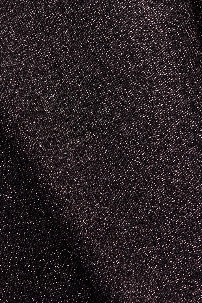 Mini-robe en maille métallisée, BLACK, detail image number 6
