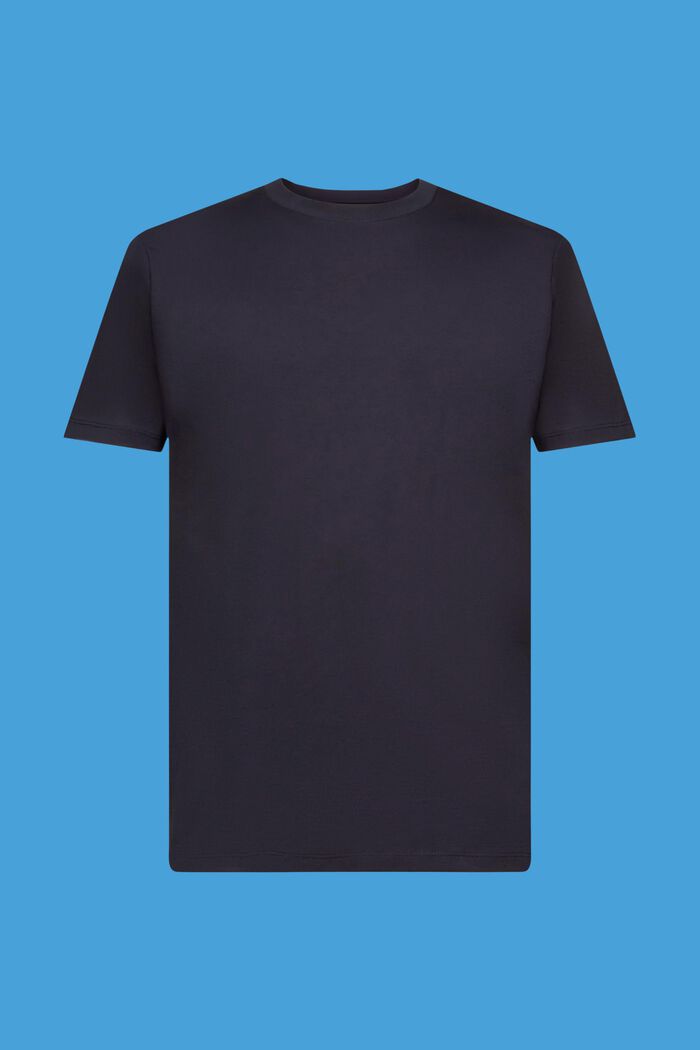 T-shirt à col ras du cou en pur coton, NAVY, detail image number 7