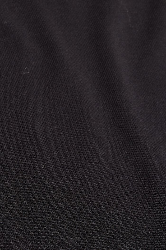 Robe-pull à teneur en fibres LENZING™ ECOVERO™, BLACK, detail image number 1