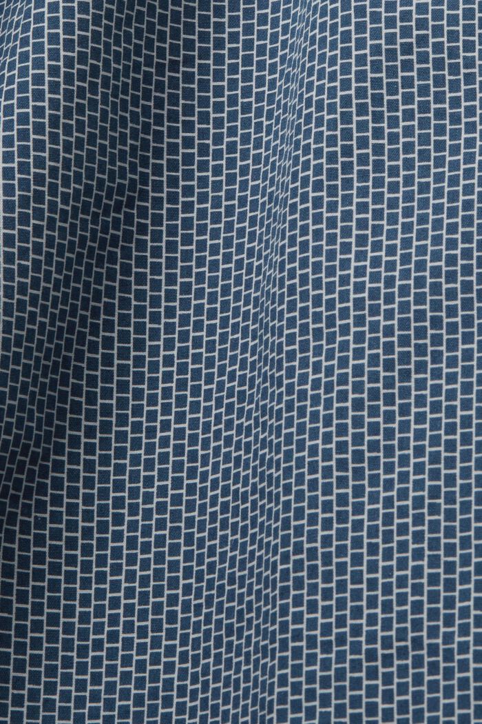 Chemise en popeline de coton, GREY BLUE, detail image number 4