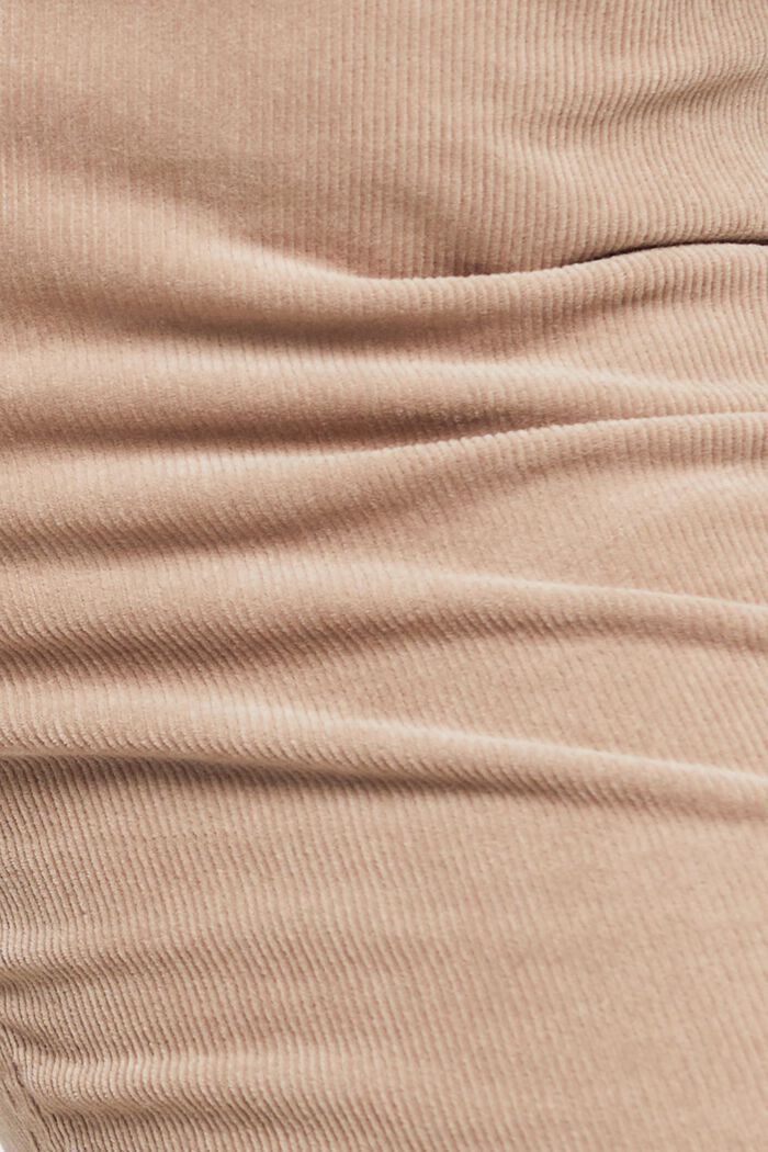 Mid-Rise-Cordhose, TAUPE, detail image number 6