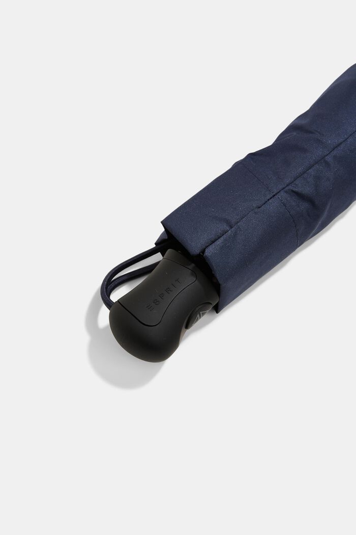 Parapluie de poche bleu à forme élancée Easymatic, SAILOR BLUE, detail image number 1