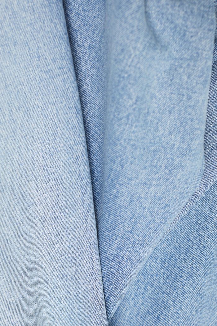 Jean de coupe Mom taille haute, BLUE LIGHT WASHED, detail image number 5