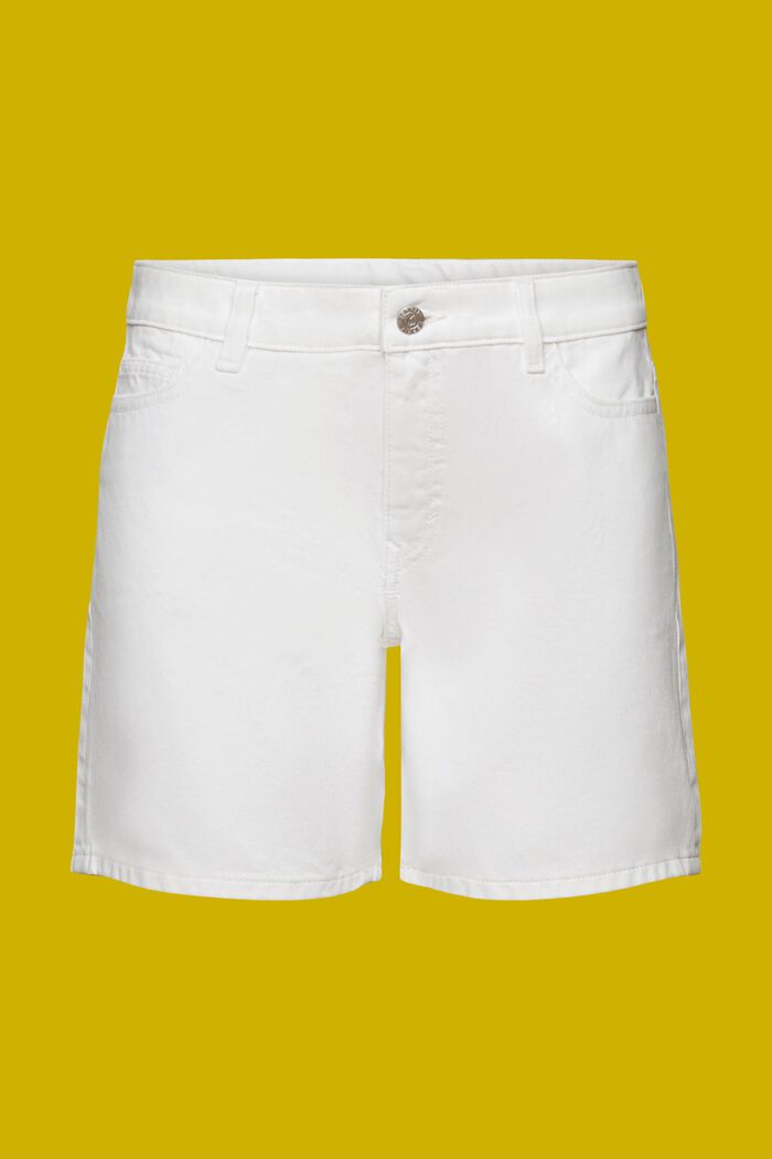 Short en jean, 100 % coton, WHITE, detail image number 7