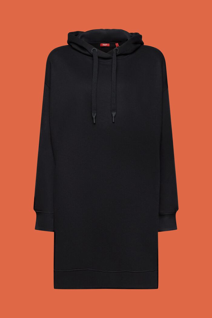 Robe molletonnée à capuche, BLACK, detail image number 6
