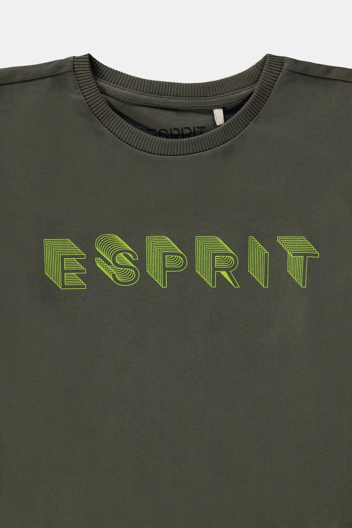 Lot de 2 t-shirts à manches longues en jersey ornés du logo imprimé, FOREST, detail image number 2