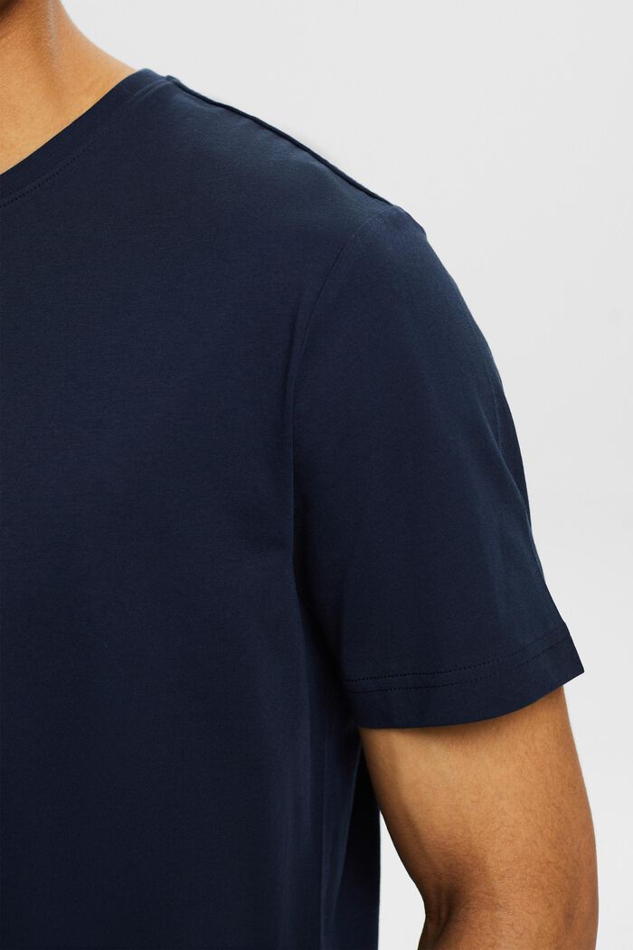 T-shirt à manches courtes et col ras-du-cou, NAVY, detail image number 3