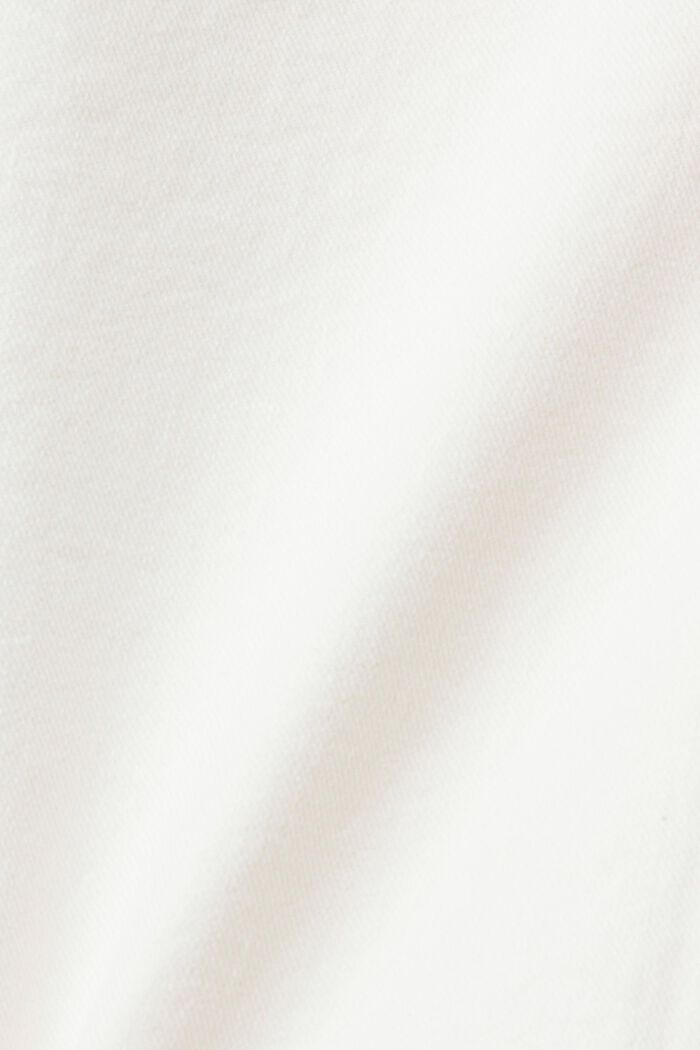 Short en coton stretch, OFF WHITE, detail image number 5
