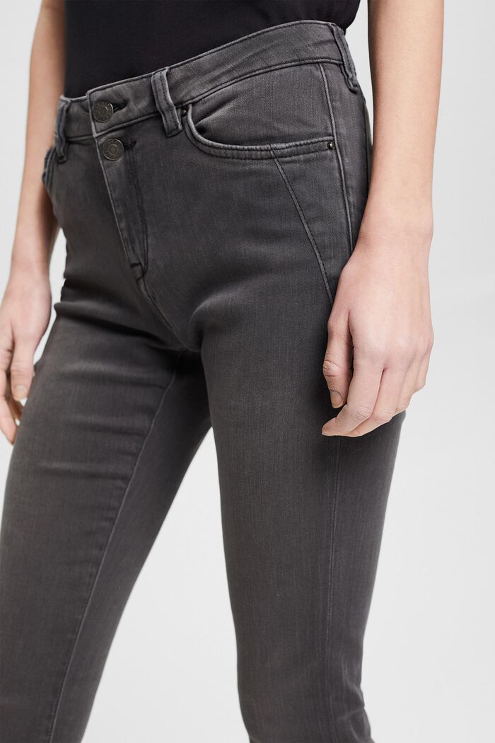 Stretch-Jeans aus Organic Cotton, BLACK MEDIUM WASHED, detail image number 2