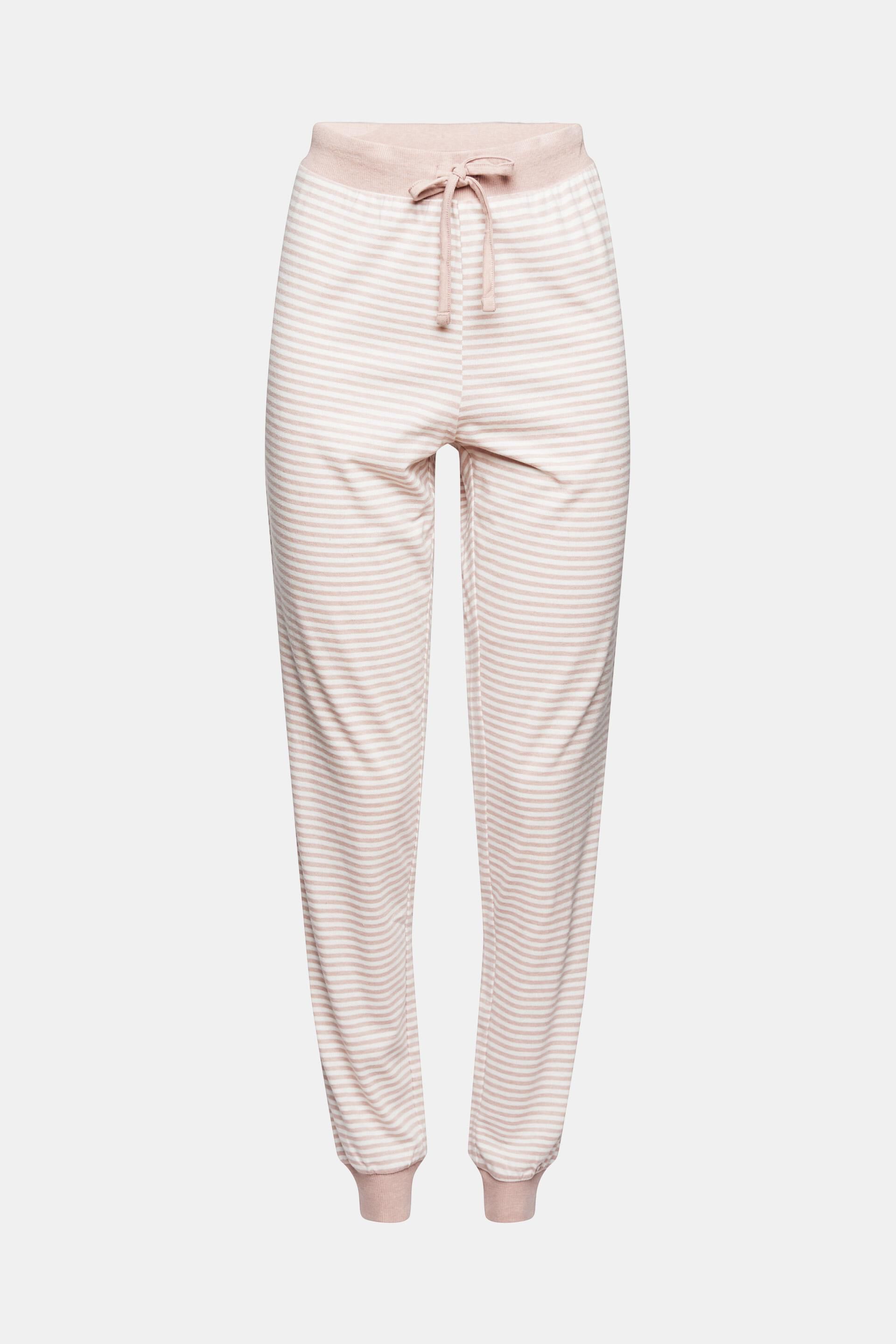Damen Bekleidung Nachtwäsche Schlafanzüge Esprit Pyjama-Hose aus Jersey in Pink 