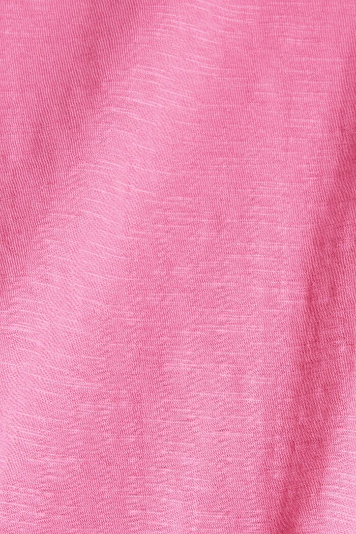 T-Shirt aus 100% Baumwolle, PINK, detail image number 4