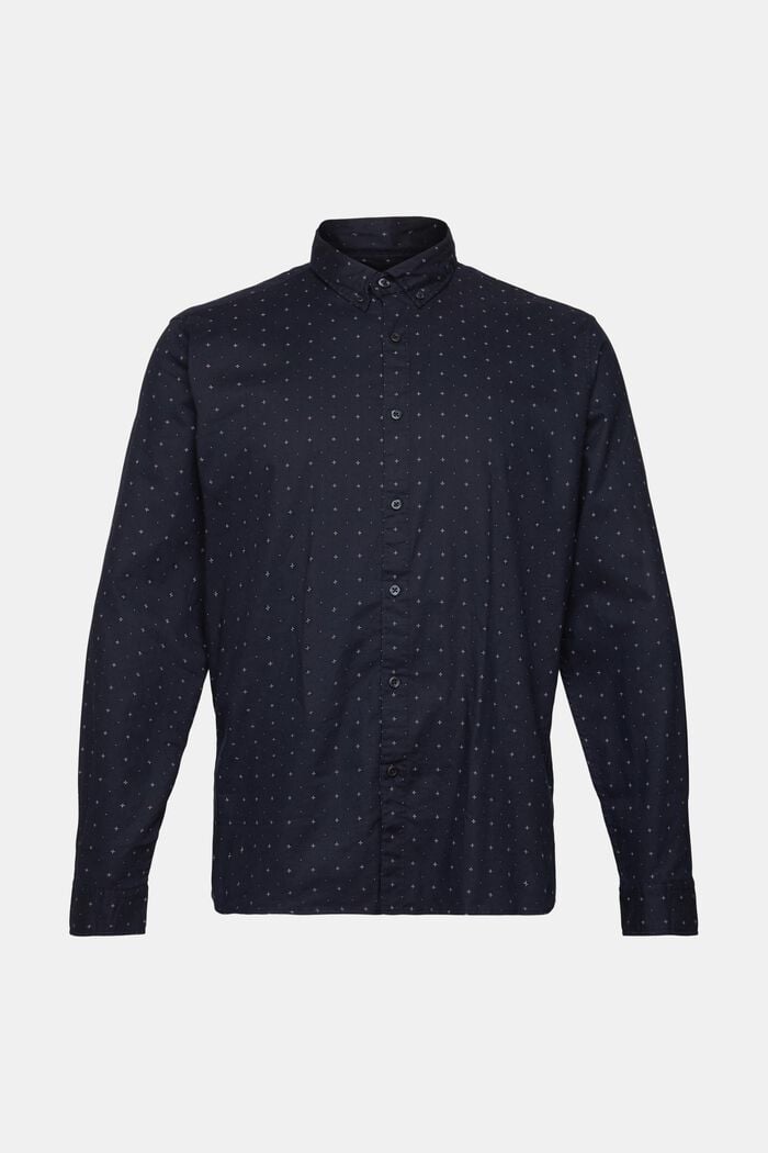Button-Down-Hemd mit Micro-Print, NAVY, detail image number 5