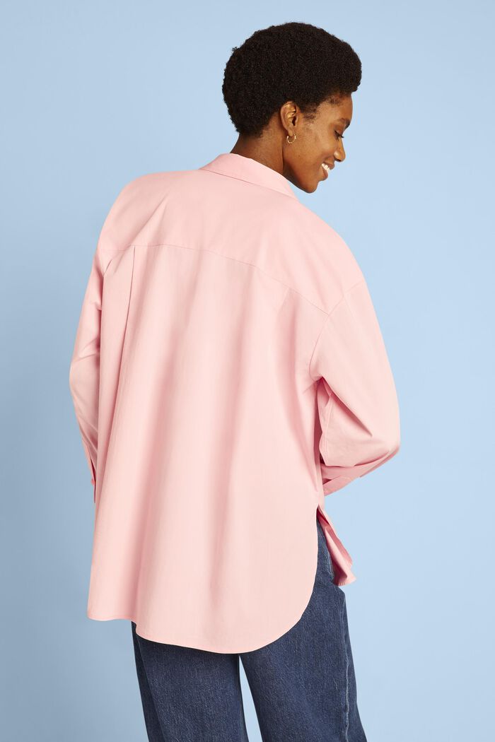Button-Down-Hemd im Oversize-Look, PINK, detail image number 3