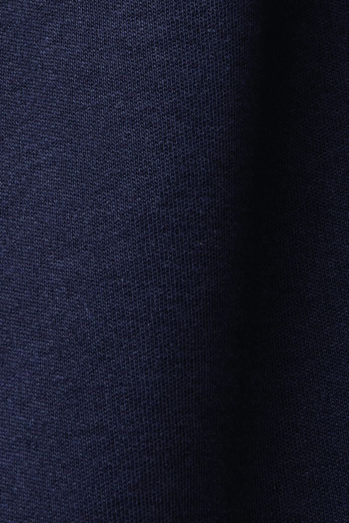 Robe longueur midi en jersey dotée d’une ceinture à nouer, NAVY, detail image number 5