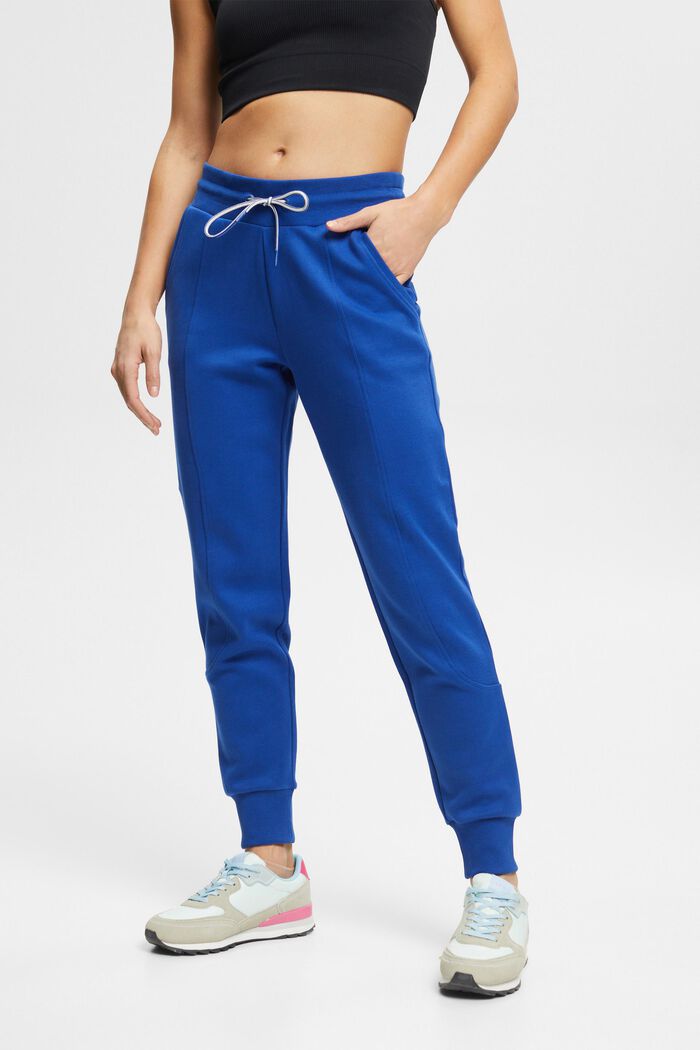 Pantalon de jogging, coton mélangé, BRIGHT BLUE, detail image number 0