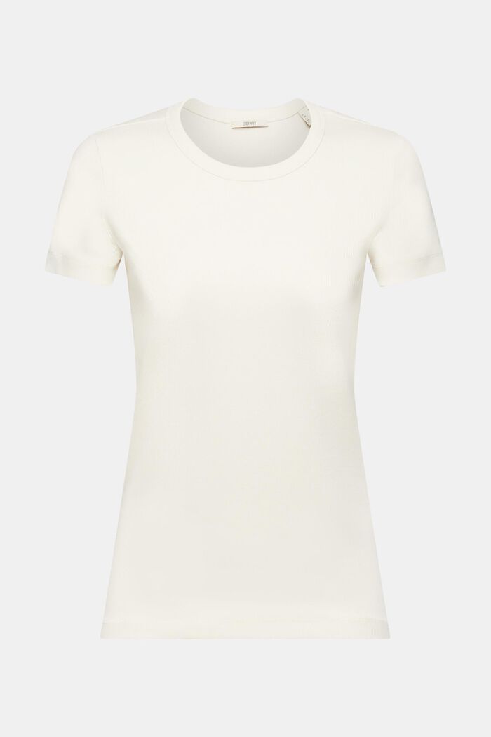 T-shirt à encolure ronde côtelée, ICE, detail image number 6
