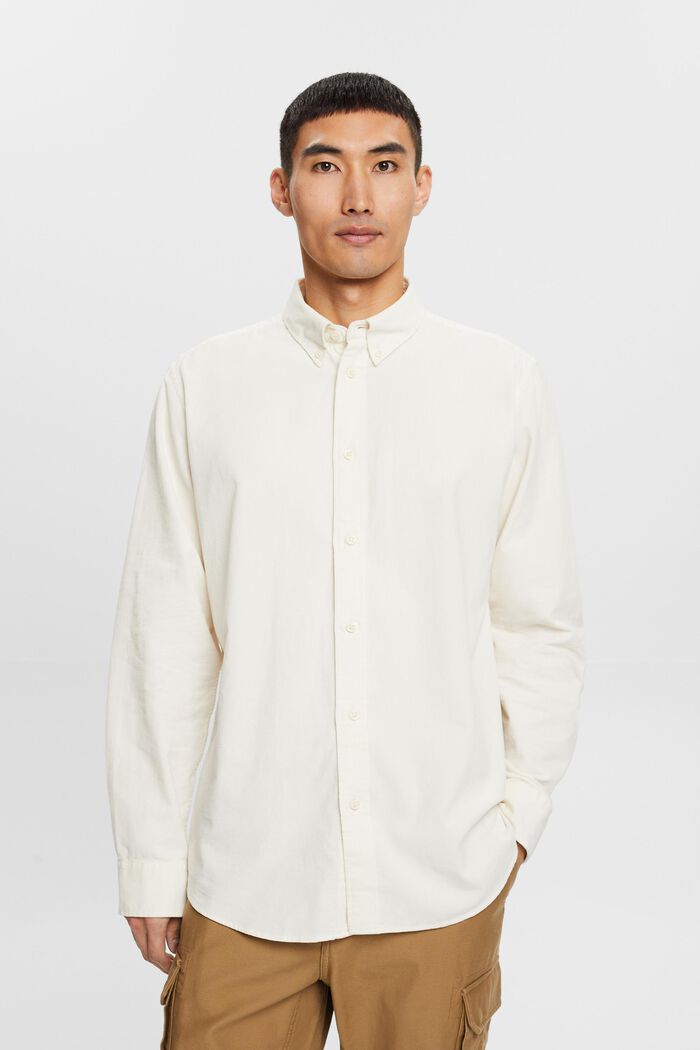 Hemd aus Cord, 100% Baumwolle, ICE, detail image number 2