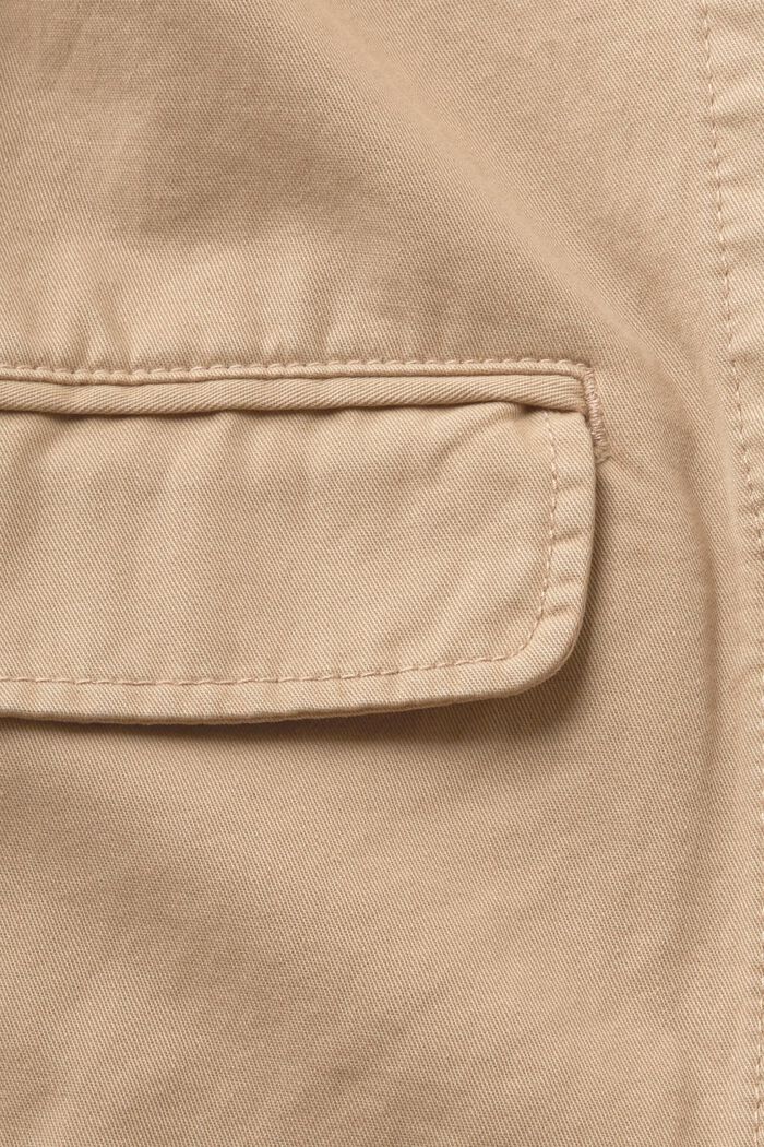 Veste en coton de coupe carrée, TAUPE, detail image number 5