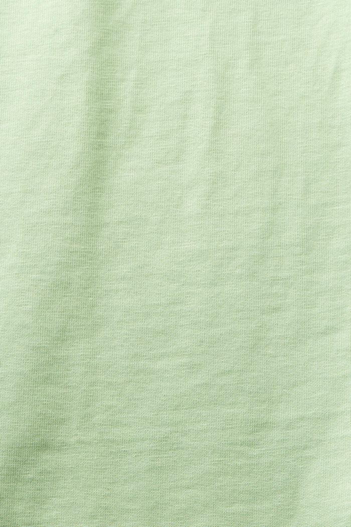 Logo-T-Shirt mit Rundhalsausschnitt, LIGHT GREEN, detail image number 5