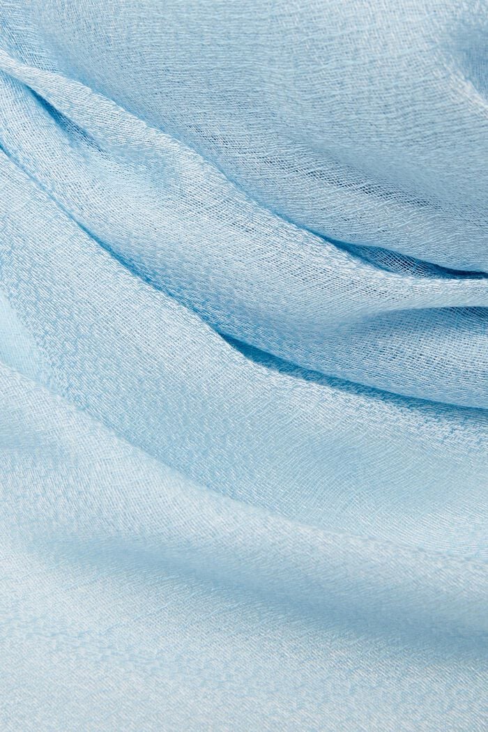 Leichter Schal, LIGHT TURQUOISE, detail image number 1
