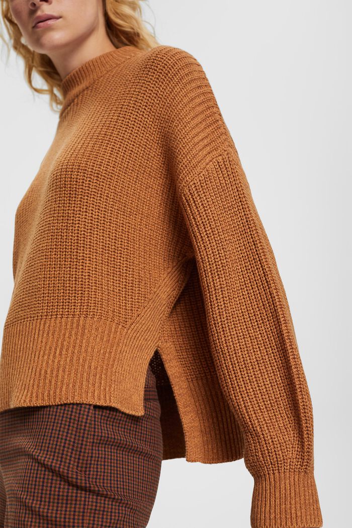 Sweaters, LIGHT TAUPE, detail image number 2