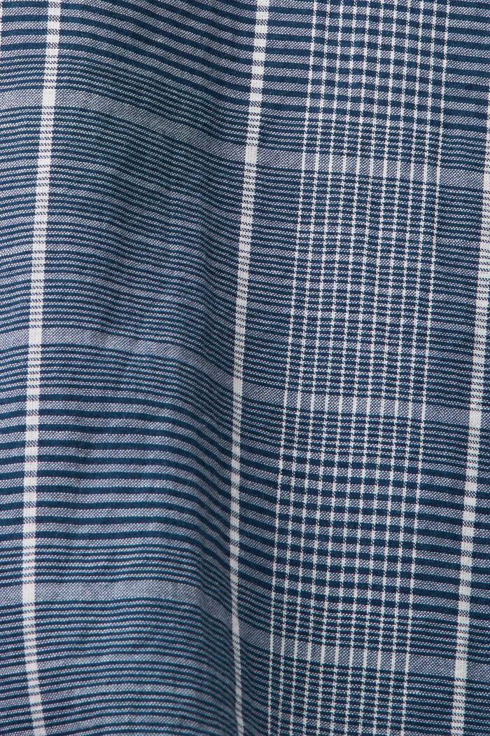 Chemise à carreaux légère, 100 % coton, DARK BLUE, detail image number 4