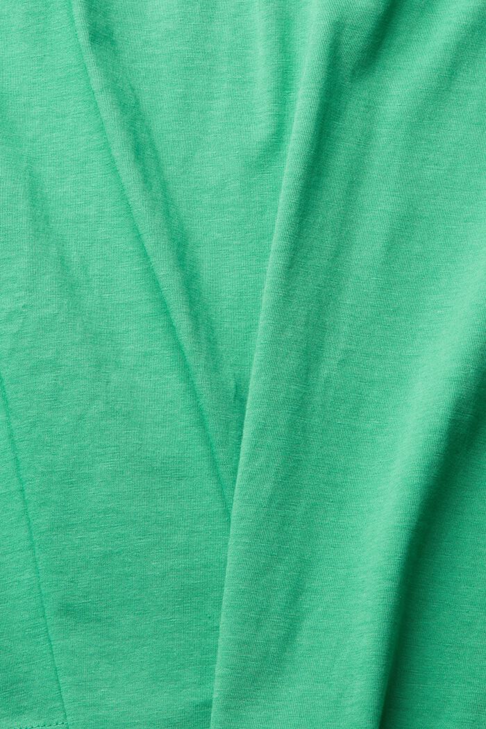 Jersey-T-Shirt mit großem Aufnäher, GREEN, detail image number 5
