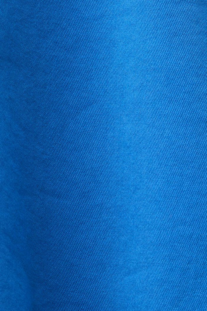 Shorts mit Flechtgürtel aus Raffiabast, BRIGHT BLUE, detail image number 6