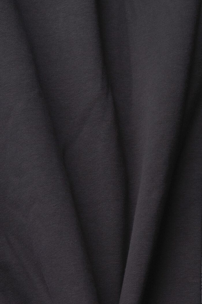 Sweat à capuche zippé en mélange de matières, BLACK, detail image number 6