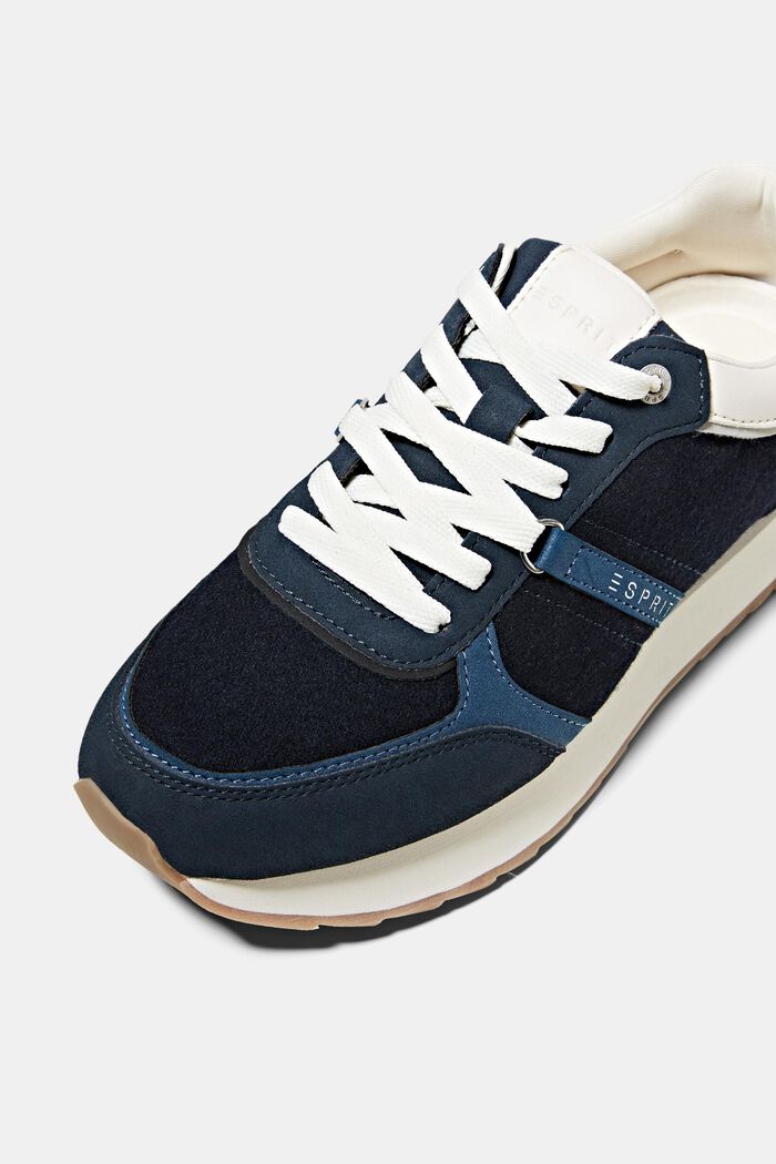 Sneakers aus Materialmix, NAVY, detail image number 3